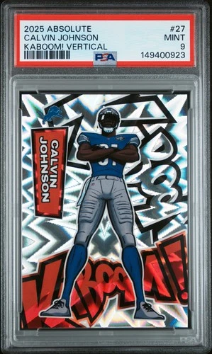 2025 Panini Absolute Calvin Johnson Base (PSA 9)