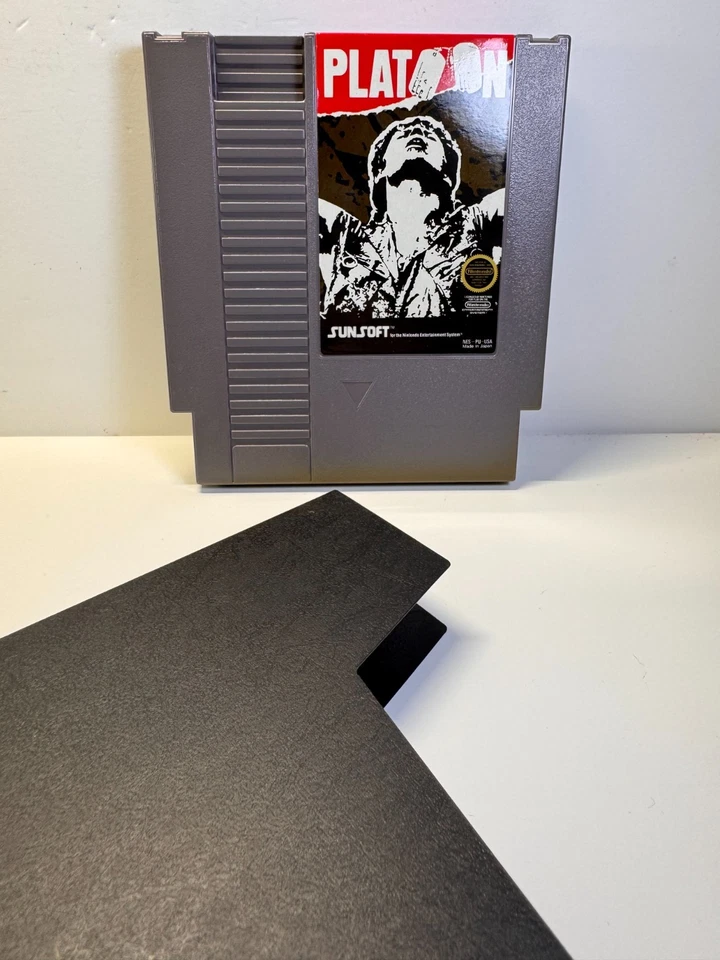 Platoon (Nintendo NES, 1988) Authentic. Tested. Great Labels! - Image 2 of 4