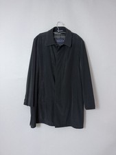 Ralph Ralph Lauren Black Wool-Blend Men's Overcoat XL Dry Clean Recommended 