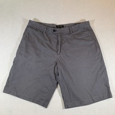 Banana Republic Emerson Short Mens 35 Gray Cotton Blend Stretch