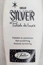 1950’s Cream Silver Polish de Luxe Fuller Brush Tarnish remover  1/2-3/4 Full