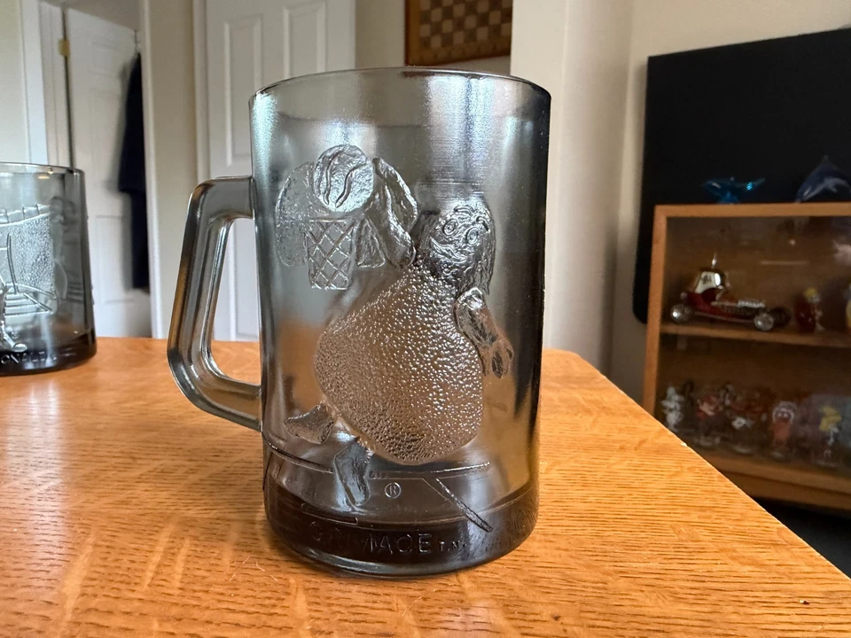 Set of 4 McDonald's Characters Glass Coffee Mugs 1970s - Image 4 of 4