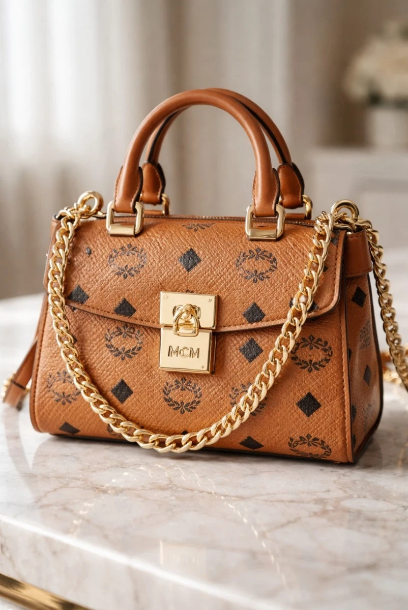 MCM ハンドバッグ ブラウン エムシーエム Mode Creation Munich(MCM) バッグ ハンドバッグ