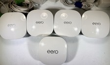 Eero Mesh Router White AC Dual Band WiFi 2.4GHz 5GHz   Lot Of 5 J010001 R010001