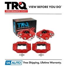 TRQ Performance Brake Caliper Set Performance Fits 2006-2007 Subaru Impreza