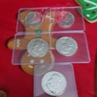 5X 1961-1962 90% CHOICE BU TO GEM PROOF Franklin Half Dollars $2.50 Face Value