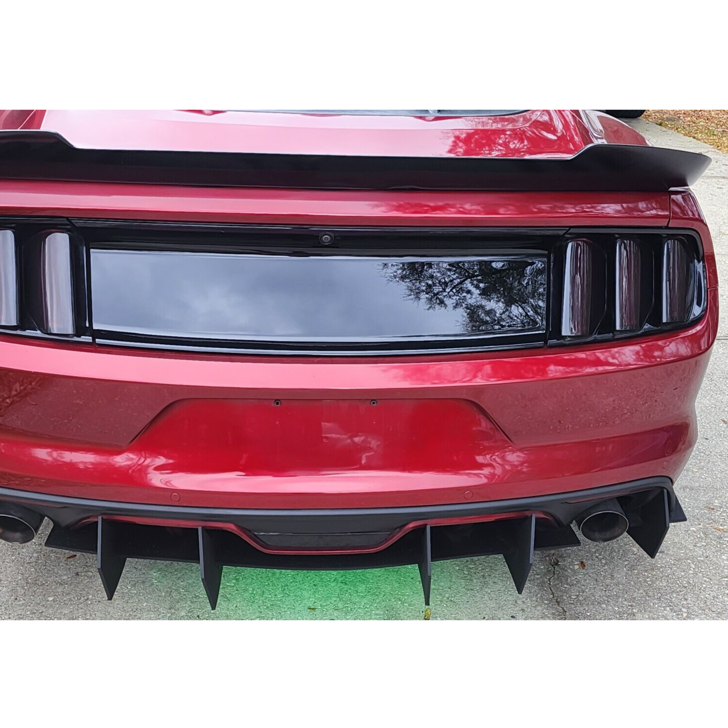 Gloss Black Rear Trunk Spoiler Deck Lid Panel Cover For Ford Mustang GT 15-2023