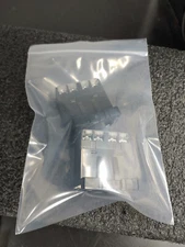 Lot of 2 IDEC RL2N-D-A200 2 Pole Screw DIN Rail 200VAC RL Power Relay