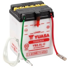 Batterie für Honda CG 125 JC27A 1998 YUASA YB2.5L-C offen, trocken