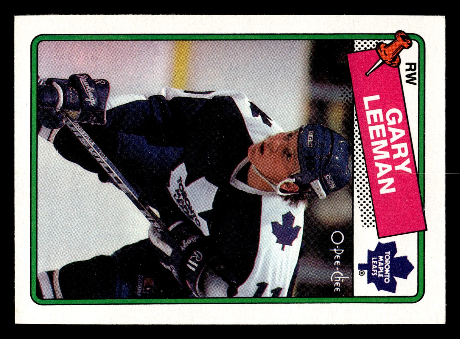 1988-89 O-Pee-Chee #11 Gary Leeman Card TCCCX