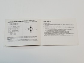 Bad Dudes Authentic Original NES Nintendo Manual Only *wear