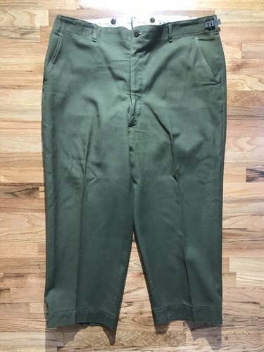VTG 50s M-51 PANTS MENS 35 X 31 32 WOOL 