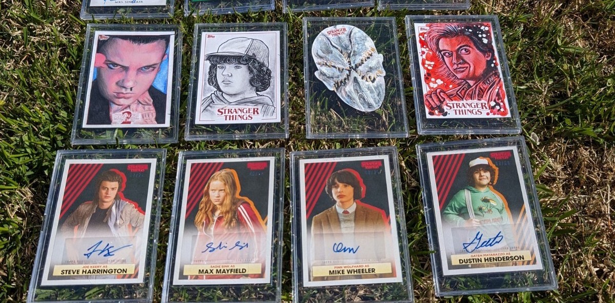Stranger Things Topps Collectible Sketch Card and Autographs