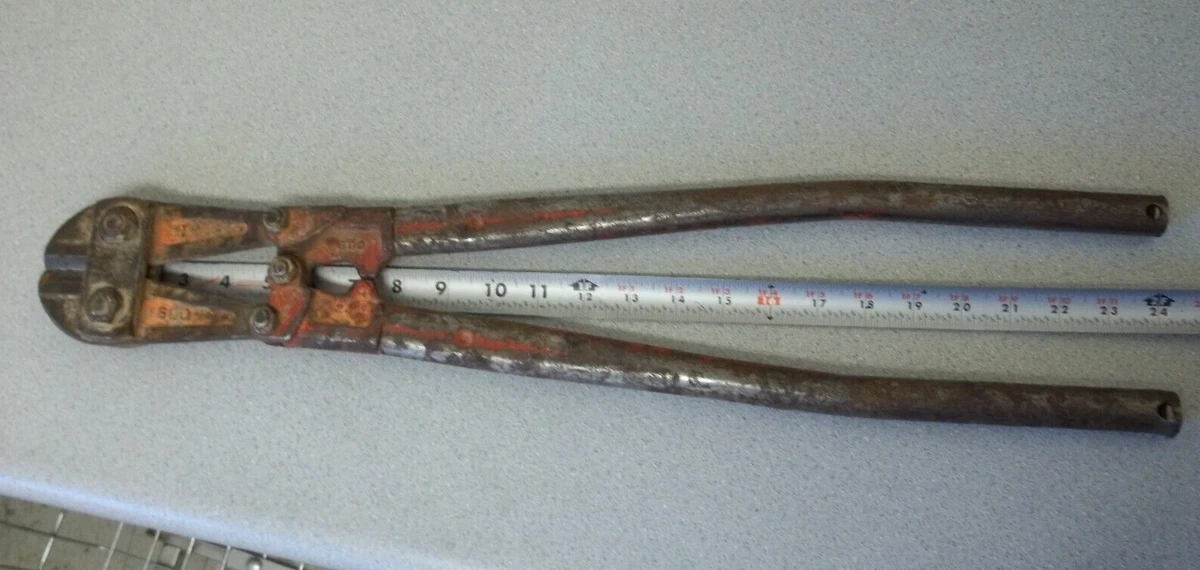 Vintage bolt cutters HIT 600 bolt wire cutter tool 24