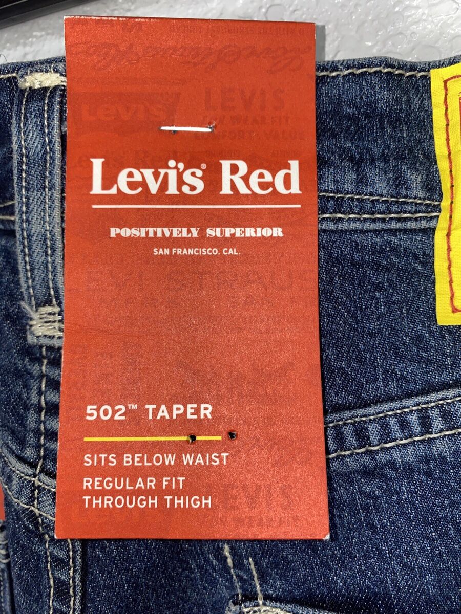 Levi's Red x Positively Superior 502 28x32 Taper Japan ORGANIC