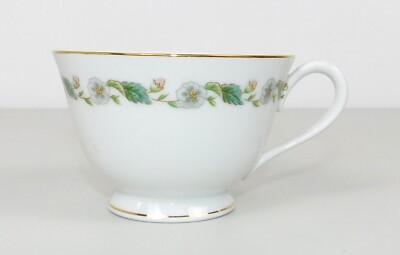 Noritake Nippon Toki Kaisha - White Gardenia Tea Cup & Saucer 12pc