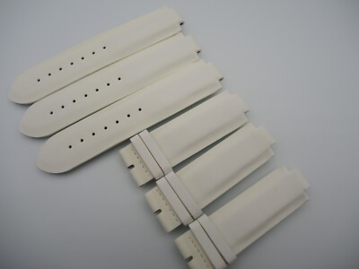 3 x CLERC Armband, 22 mm, 12 mm, bracelet, strap, Lederarmband, NOS