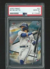 2020 Topps Finest Bo Bichette Blue Jays RC Rookie Card #27 PSA 10 Gem Mint Hot!