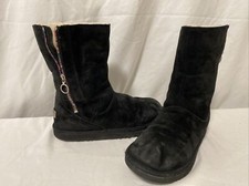 UGG 5654 Multicolor Rainbow Zipper Snow Boot Size 5 Black EUR 35 / UK 4…...L39