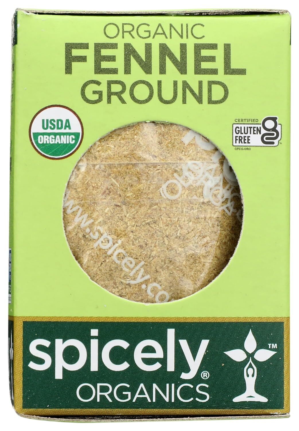 Органический молотый фенхель Spicely Organics , 5 унций