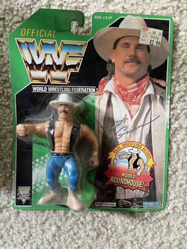 WWF HASBRO SMOKING GUNNS BART GUNN GREEN CARD 1994...