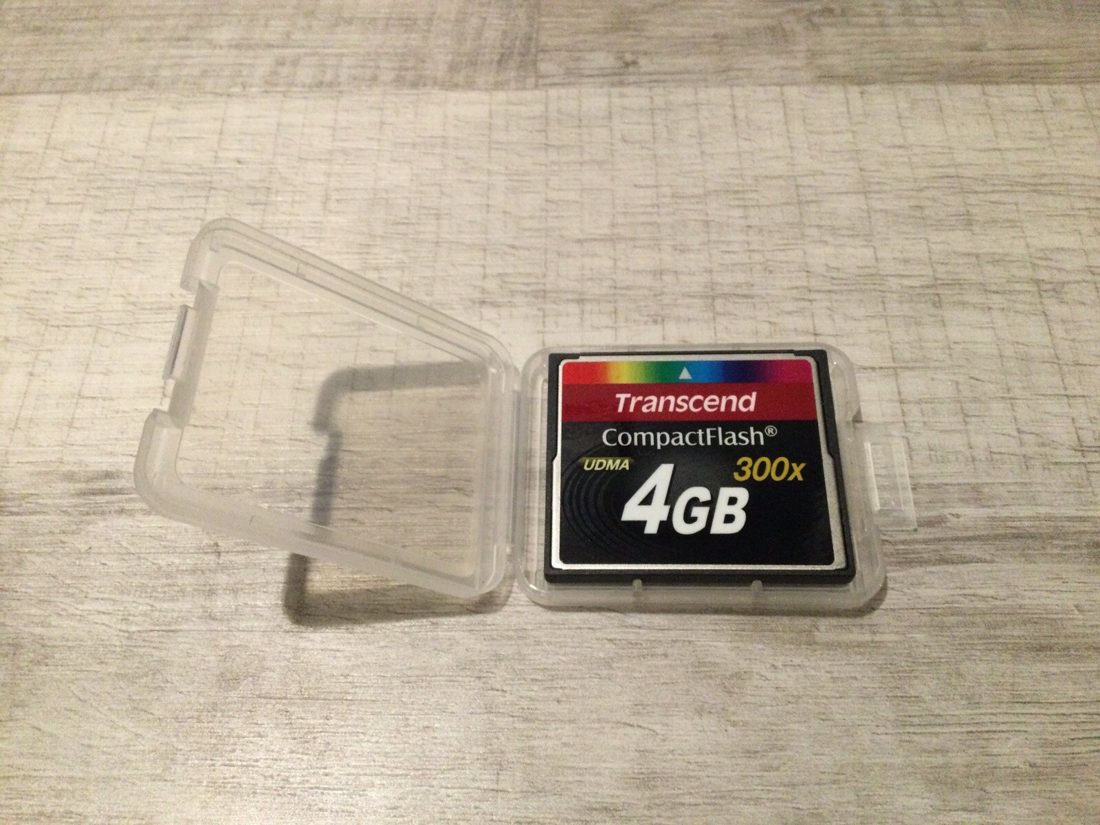 Transcend CompactFlash Card 4GB 300x w/case eBay