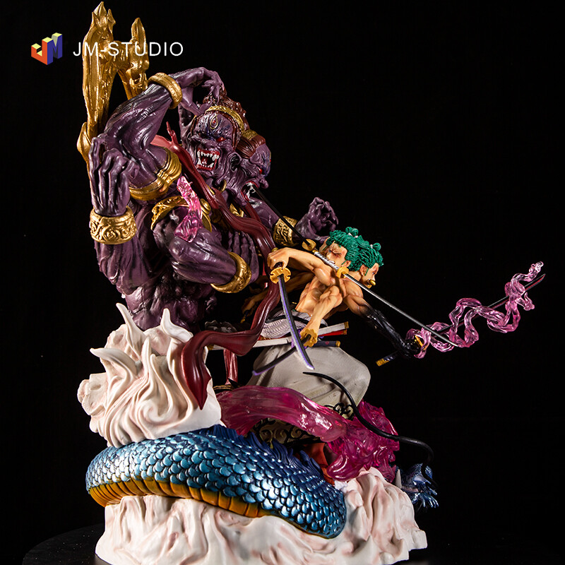 工芸品 soyora MR.J STUDIO Roronoa Zoro Nine Sword Ashura JK Figure Collectible