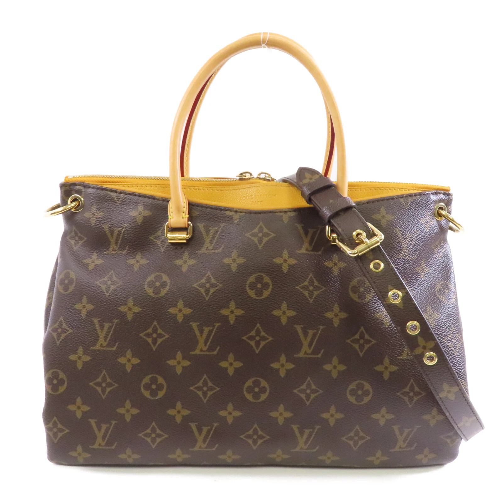 LOUIS VUITTON（LV） Borsa a tracolla Louis Vuitton LV GHW Pallas MM 2 vie M40906 monogramma marrone