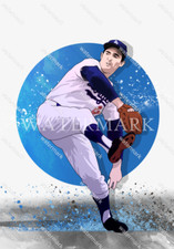 Foto cómica de béisbol ES512 Sandy Koufax Brooklyn Dodgers 8x10 11x14 16x20