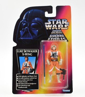 Star Wars Power of The Force Red Euro Luke Skywalker X-Wing Pilot Actionfigur