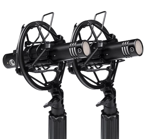 WARM AUDIO WA84-ST Stereo Black Pair Small Diaphragm Condenser Studio Mics
