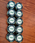 Lot 100 NEW 1992 EL TROPICAL $100 Casino chip SAN JUAN Puerto Rico CONDADO poker — photo 2
