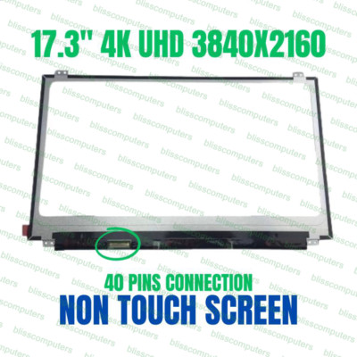EVGA SC17 40 pin Matte 3840x2160 LQ173D1JW31 17.3'' Screen