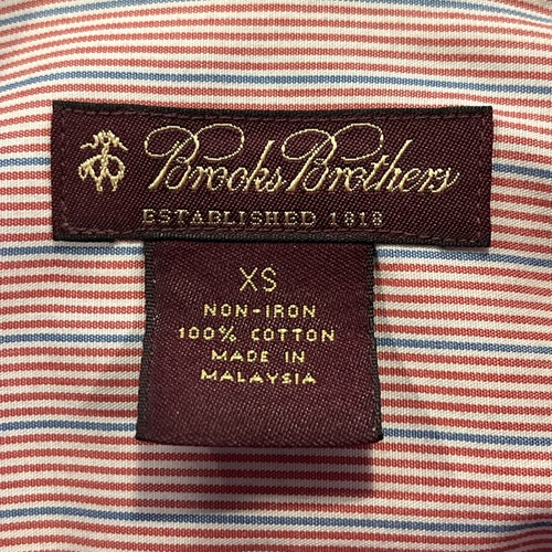 Brooks Brothers Shirt Boys XS Non Iron Long Sleeve Button Down Lot Of 2 Preppy - Picture 3 of 11