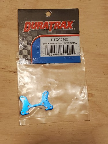 Duratrax Vendetta Blue Anodized Aluminum Front Shock Tower DTXC9208 NEW