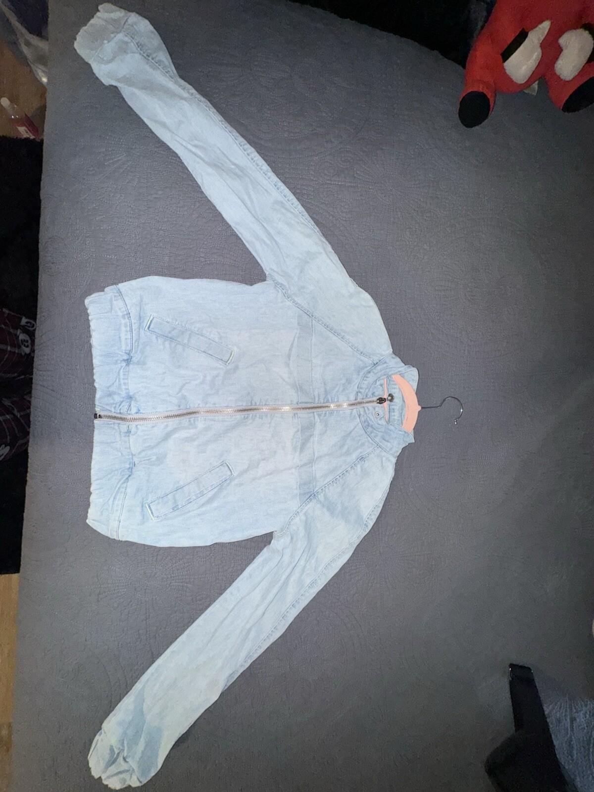 Tommy Jeans Vintage Washed Denim Jacket for Men and Women  