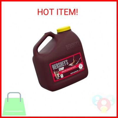 HERSHEY'S Chocolate Syrup Bulk Jug, 7 lb 8 oz