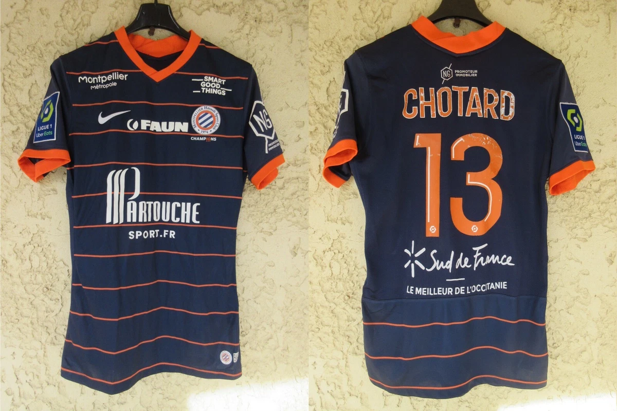 2021 2022 MHSC MONTPELLIER CHOTARD 13 Home Shirt NIKE Ligue 1 Jersey M