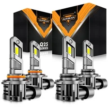 AUXBEAM 9005/HB3 9006/HB4 LED Headlight Bulbs High Low Beam Combo Conversion Kit