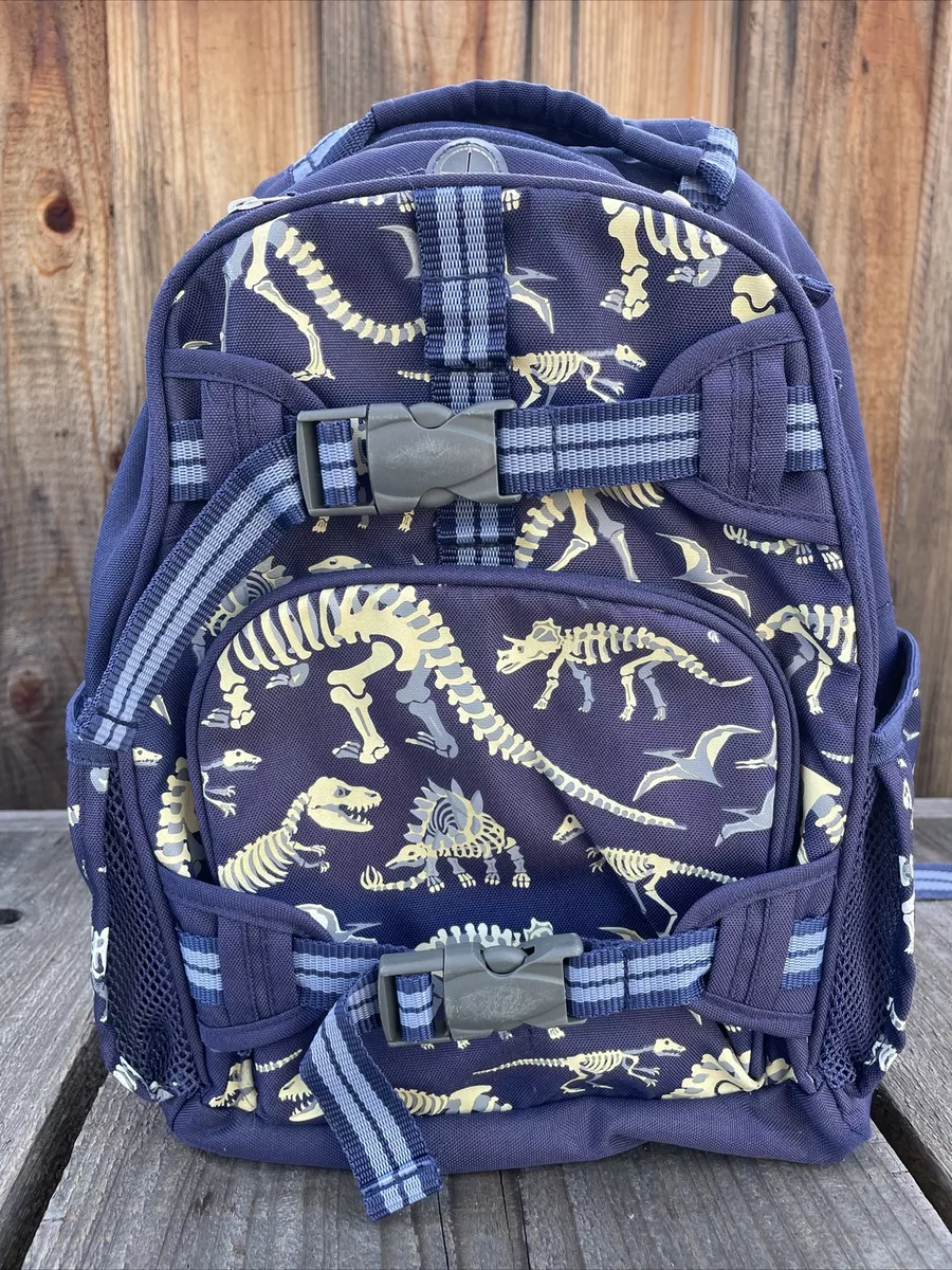 Pottery Barn Kids SMALL Mackenzie GLOW IN THE DARK Dino Dinosaur Backpack |  eBay