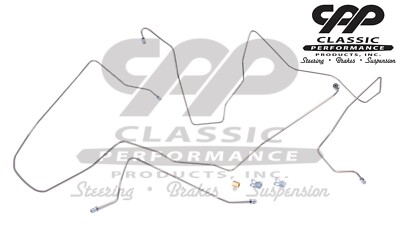 1958-1964 Chevy Impala Belair Prebent Brake Line Hardline Kit
