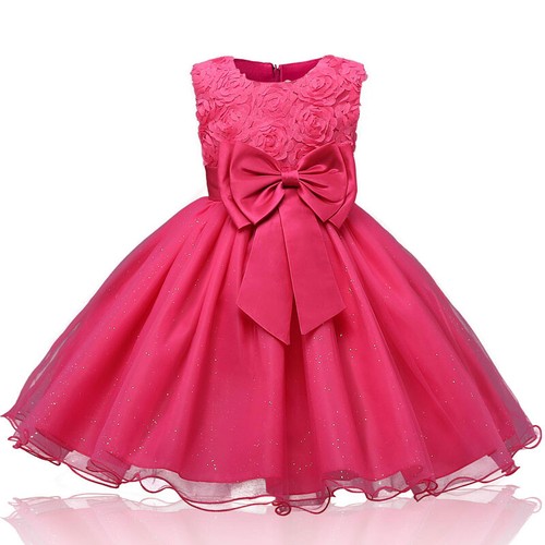 Vestidos De Fiesta Ropa De Niña y Para Bodas Bautizos Niñas Elegantes Graduación - Picture 6 of 8