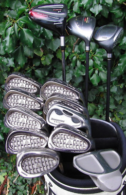 Set Bridgestone Joe Forged 3-SW + Driver + 3Wood + PRGR 4Wood + Unbranded Putter