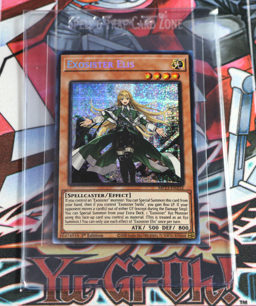 YuGiOh Exosister Elis MP23-EN252 Prismatic Secret Rare | eBay
