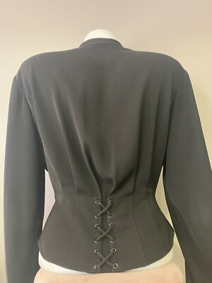 Veste Vintage Thierry Mugler Avec Laçage - Taille 38, Occasion Très Bon état, Fabrication France