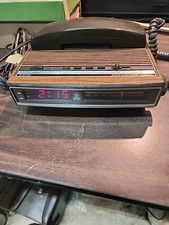 Vintage GE AM/FM Radio Alarm Telephone Clock Model 7-4710 Works great.