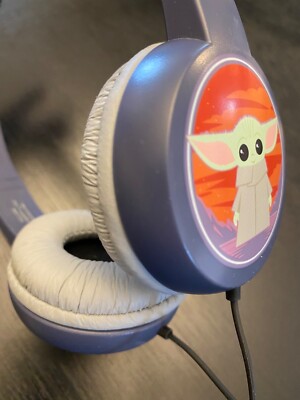 Mandalorian The Child Baby Yoda Kid Friendly Headphones Disney Star Wars 
