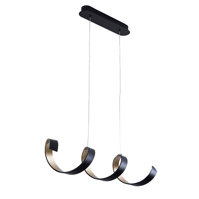 Modern Spiral-shaped Island Chandelier Ceiling Lighting Lamp Home Decor Lamp
