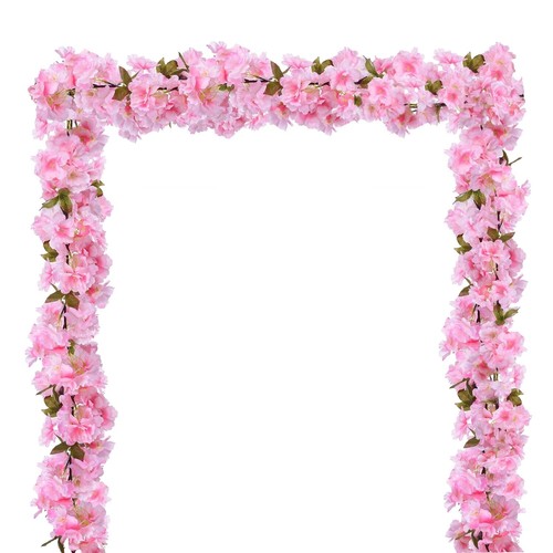 Cherry Blossom Vine Lights – 4FT 48 LED Pink Flower Fairy Tree Light With Remote, 8 Modes & Timer, Bendable Wire For Bedroom Wall Decor, Weddings, Christmas