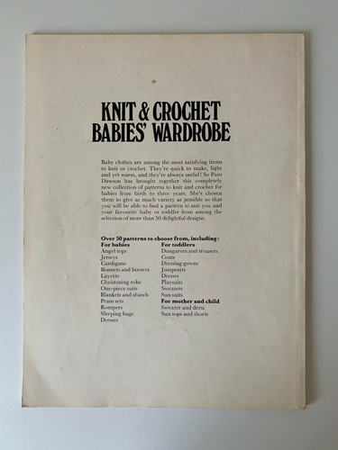 Golden Hands Special 1976 Knit Crochet Babies Wardrobe Vintage Knitting Pattern - Picture 2 of 12